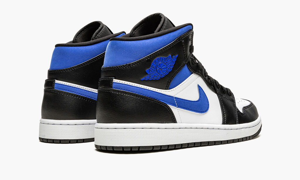 Air Jordan 1 Mid Racer in Blue / Black / White - product image from the listing.