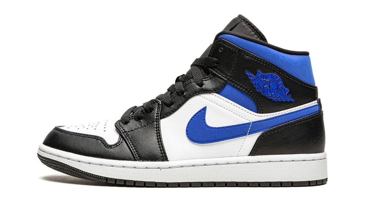 Air Jordan 1 Mid Racer in Blue / Black / White - product image from the listing.