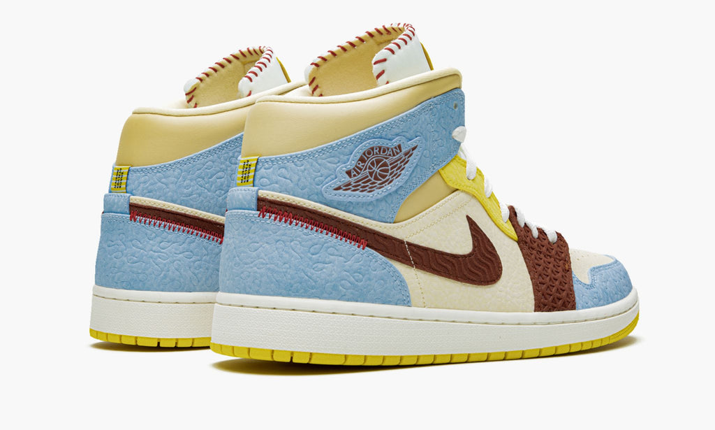 "Maison Chateau Rouge Fearless" Air Jordan 1 Mid SE - product image from the listing.
