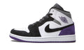 Air Jordan 1 Mid SE Court in Purple Suede - product image from the listing.