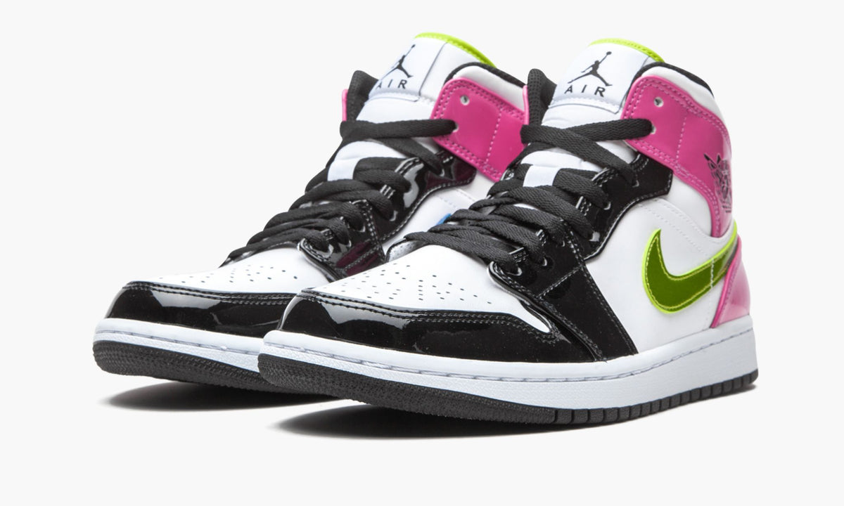 Cyber / Active Fuchsia - Air Jordan 1 Mid SE - product image from the listing.