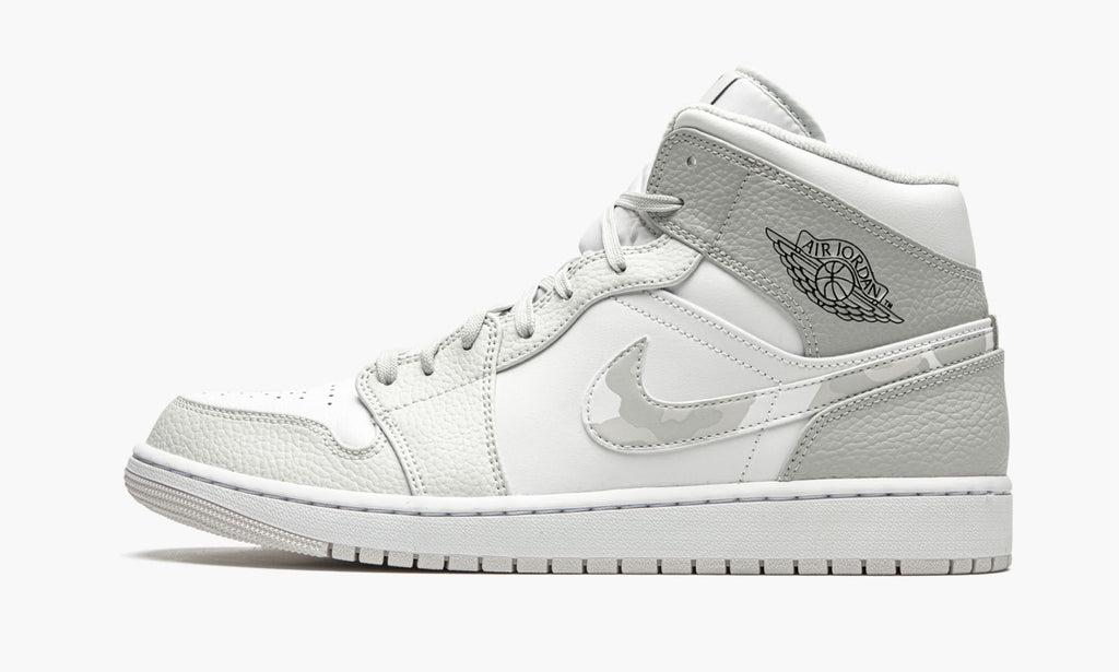 White Camo - Air Jordan 1 Mid - product image from the listing.