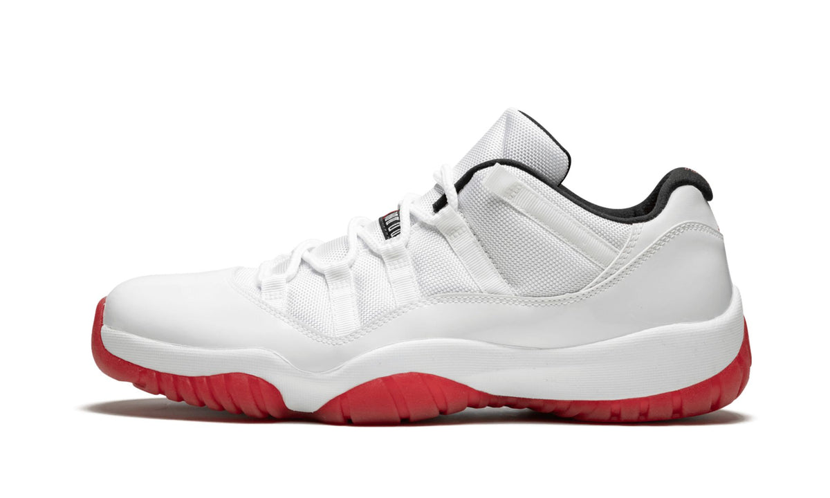 "White/Varsity Red" Air Jordan 11 Retro Low - product image from the listing.