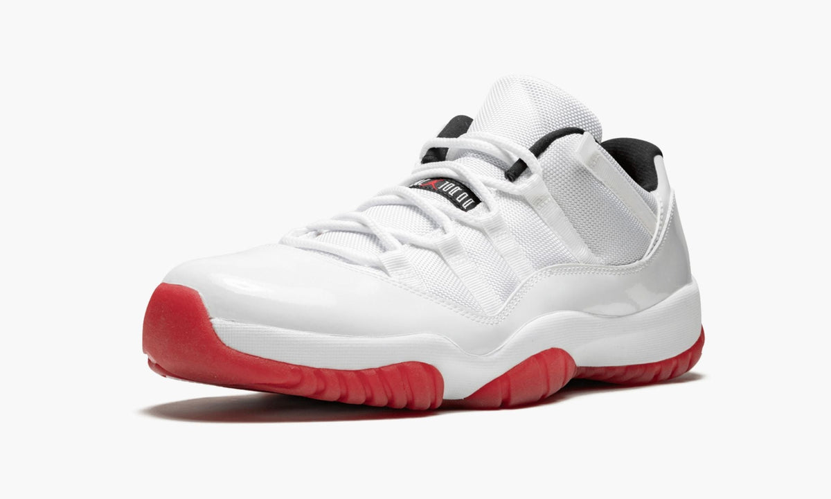 Air Jordan 11 Retro Low White/Varsity in Red - product image from the listing.
