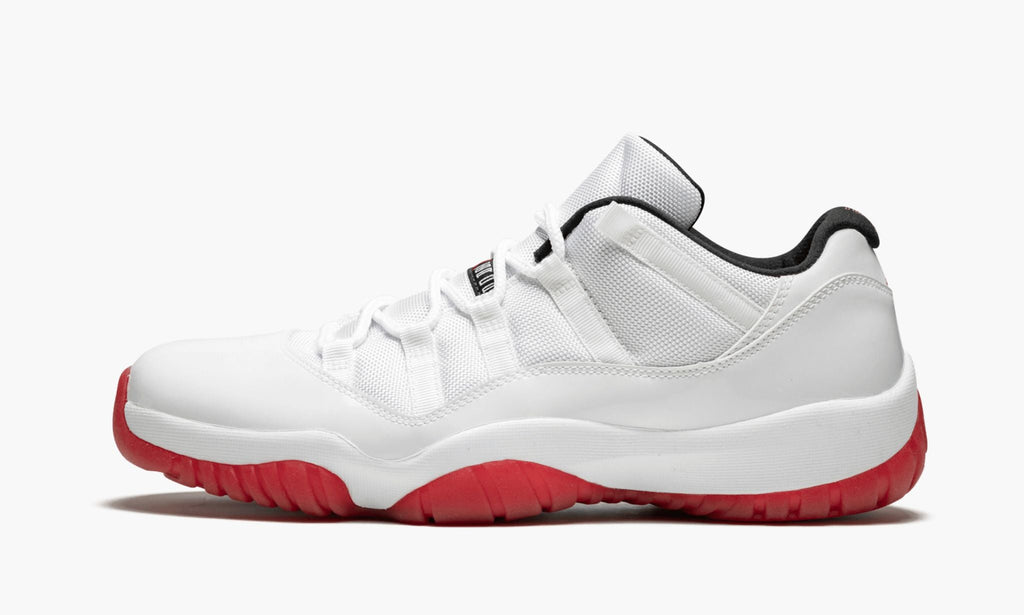 Air Jordan 11 Retro Low White/Varsity in Red - product image from the listing.