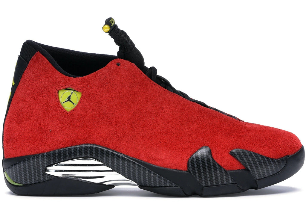 Air Jordan 14 Ferarir in Red - product image from the listing.