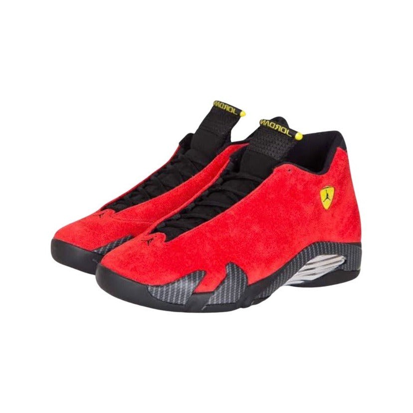 Air Jordan 14 Ferarir in Red - product image from the listing.