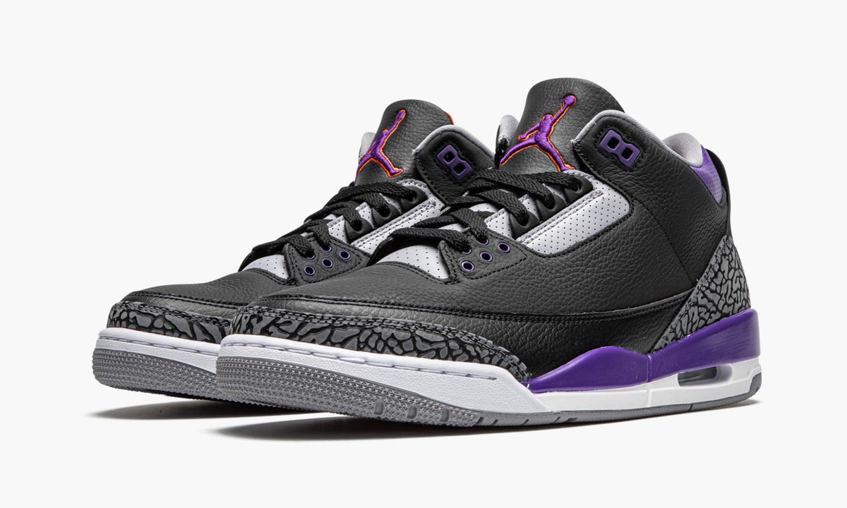 Air Jordan 3 Retro Court in Purple - product image from the listing.