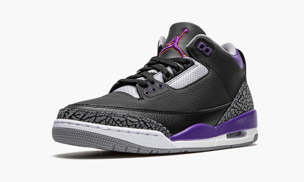 Air Jordan 3 Retro Court in Purple - product image from the listing.