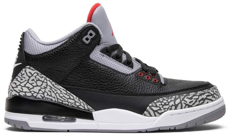 Black Cement - Air Jordan 3 Retro High OG 854262 - product image from the listing.