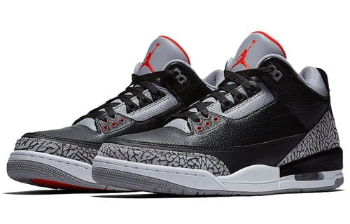 Black Cement - Air Jordan 3 Retro High OG 854262 - product image from the listing.