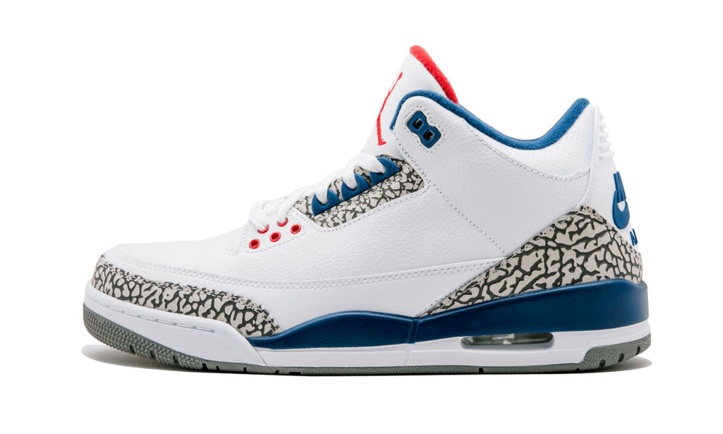 Air Jordan 3 Retro OG True in Blue - product image from the listing.