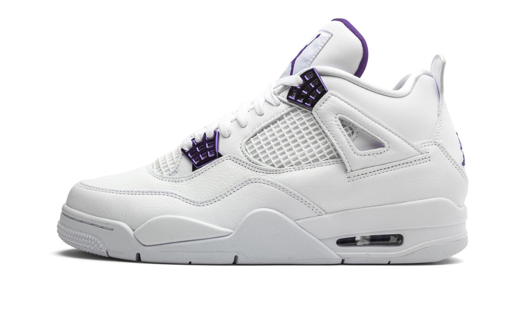 Air Jordan 4 Retro Metallic Pack in Purple - product image from the listing.