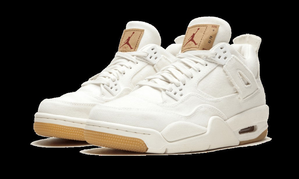 White Denim x Levi's - Air Jordan 4 Retro - product image from the listing.