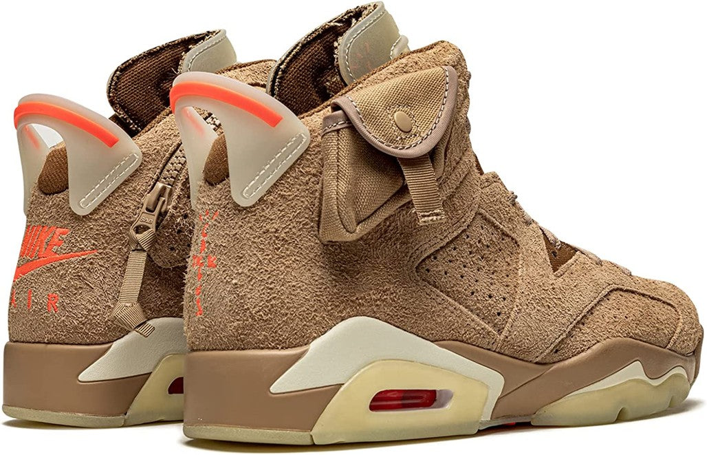 Air Jordan 6 Retro x Travis Scott British in Khaki - product image from the listing.