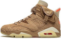 Air Jordan 6 Retro x Travis Scott British in Khaki - product image from the listing.