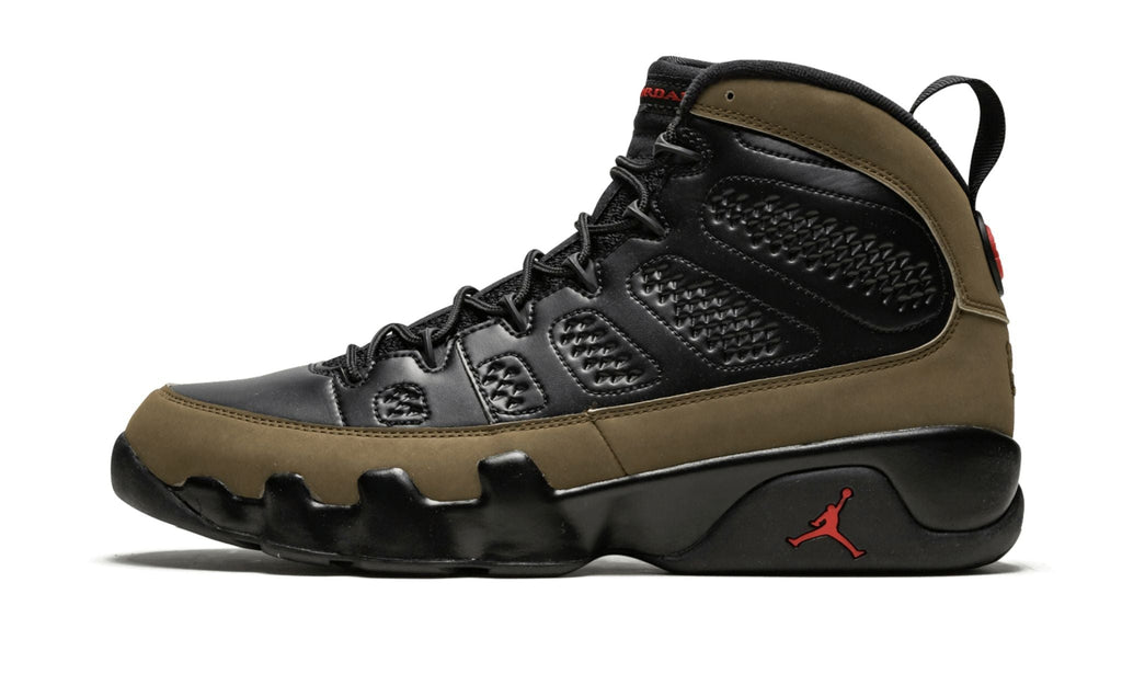 Air Jordan 9 Retro in Olive - product image from the listing.