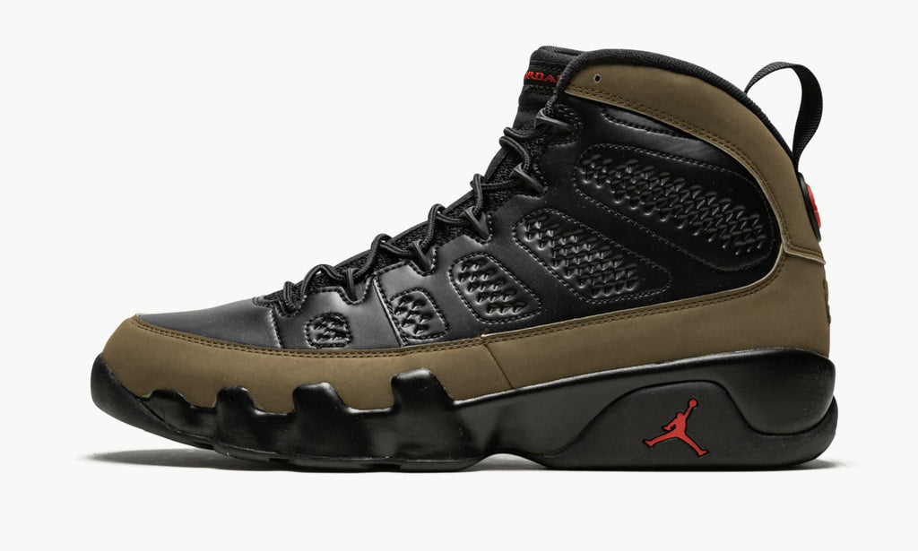Air Jordan 9 Retro in Olive - product image from the listing.