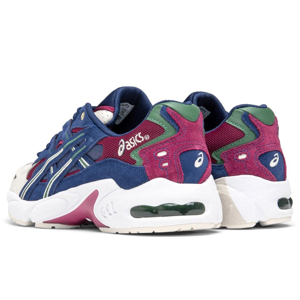 "Academic Scholar" Gel-Kayano 5 OG Birch/Blue Expanse - product image from the listing.