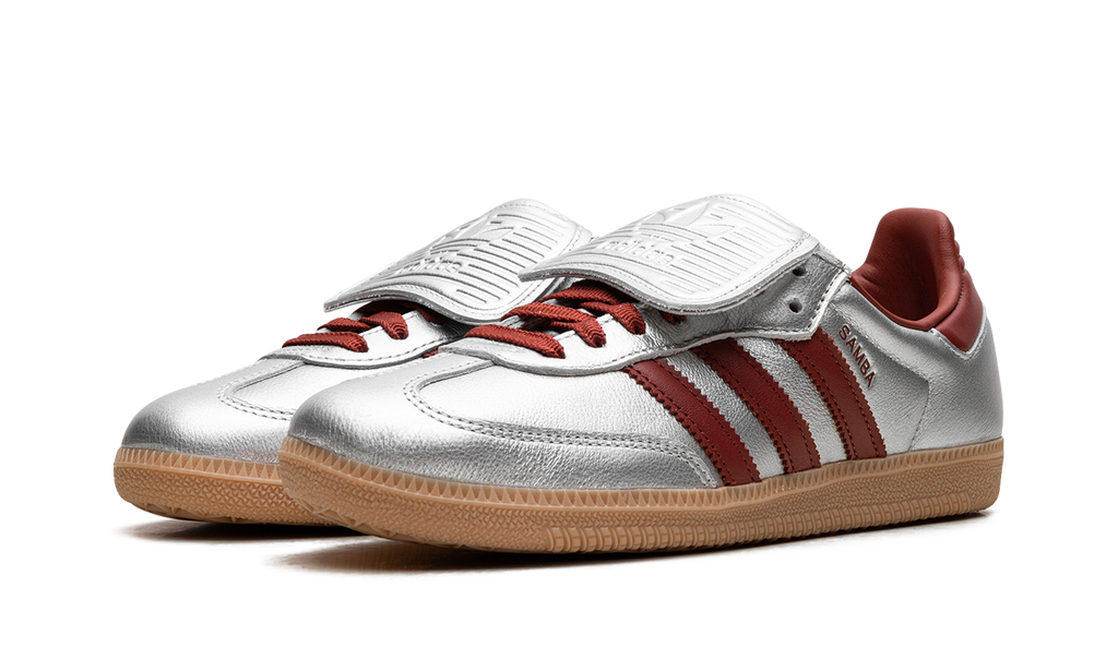 Women's Samba LT "Silver Metallic Ruby Gum" JH5707 - product image from the listing.