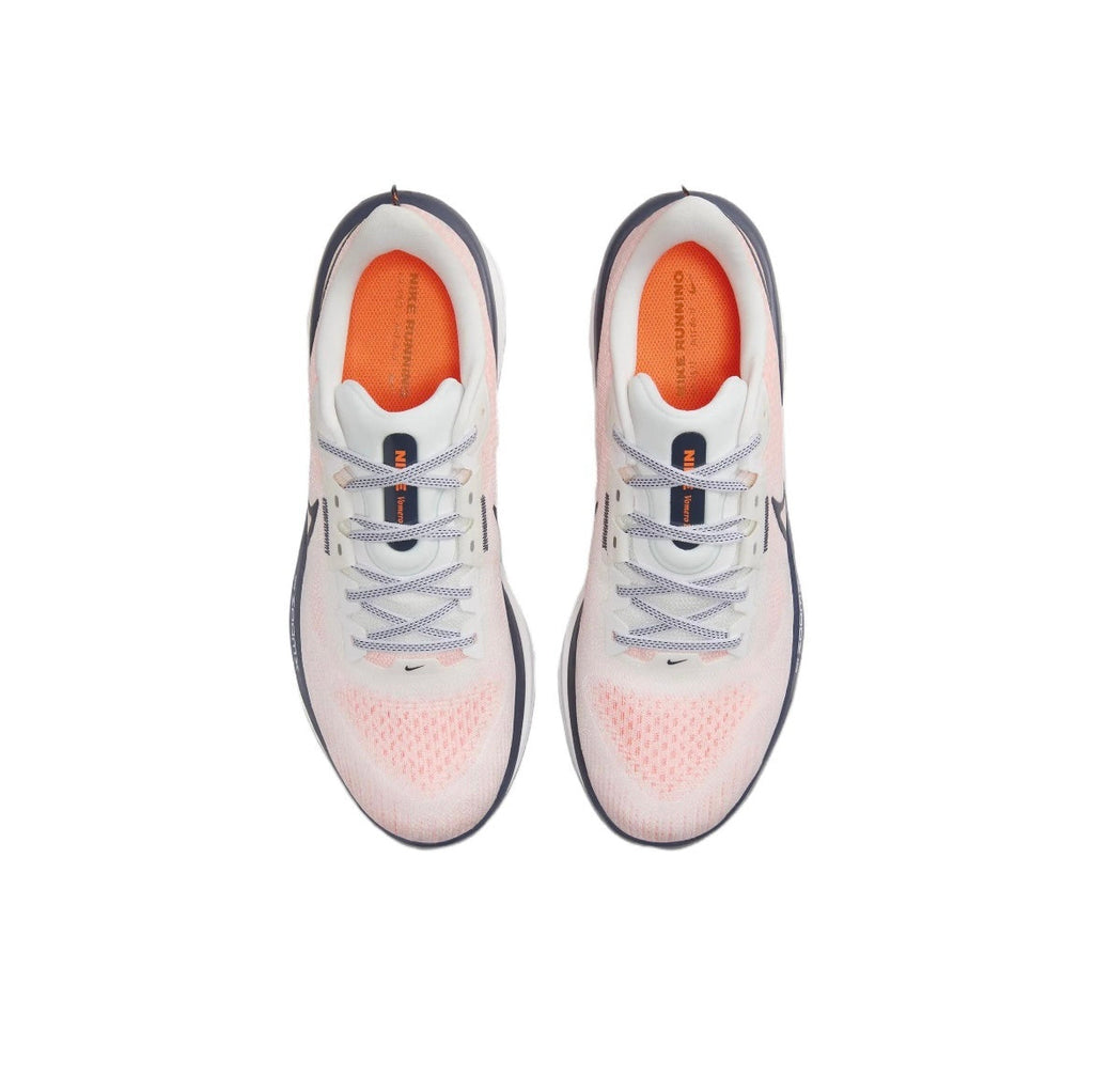 Nike Air Zoom Vomero 17 Running Shoes in White Orange FB1309-102 - product image from the listing.
