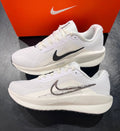 Nike Downshifter 13 Running Shoes in White Silver FD6476-100 - product image from the listing.