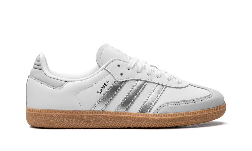 Women's Samba OG "White Silver Metallic Grey" JI2725 - product image from the listing.