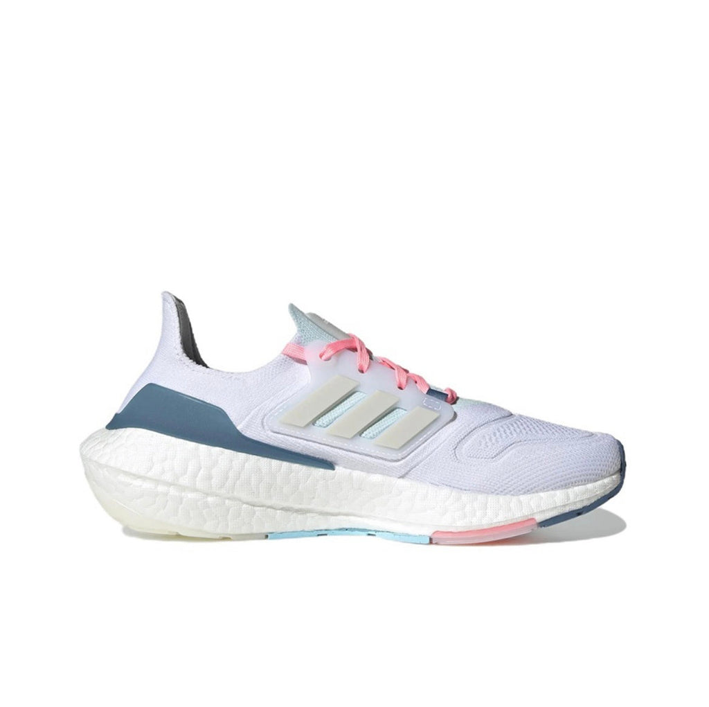 adidas UltraBoost 22 Sneakers GX5929 in White Blue Pink - product image from the listing.