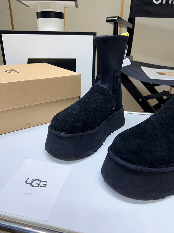 Women's BUS02 Wool Leather 5CM Shoes 35-40 with box - product image from the listing.