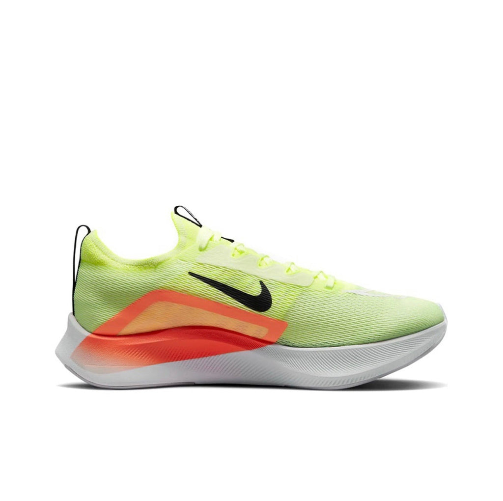 Nike Zoom Fly 4 Running Shoes, in Volt and Orange CT2392-700 - product image from the listing.