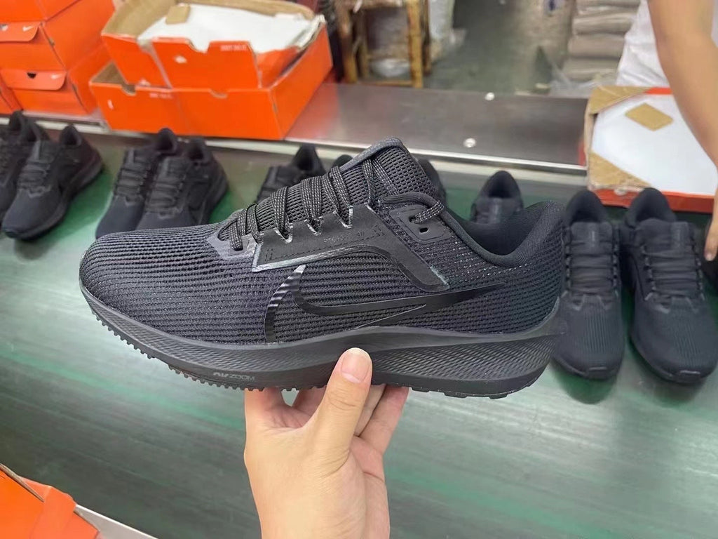 Nike Air Zoom Pegasus 40 Running Shoes in Black DV3853-002 - product image from the listing.