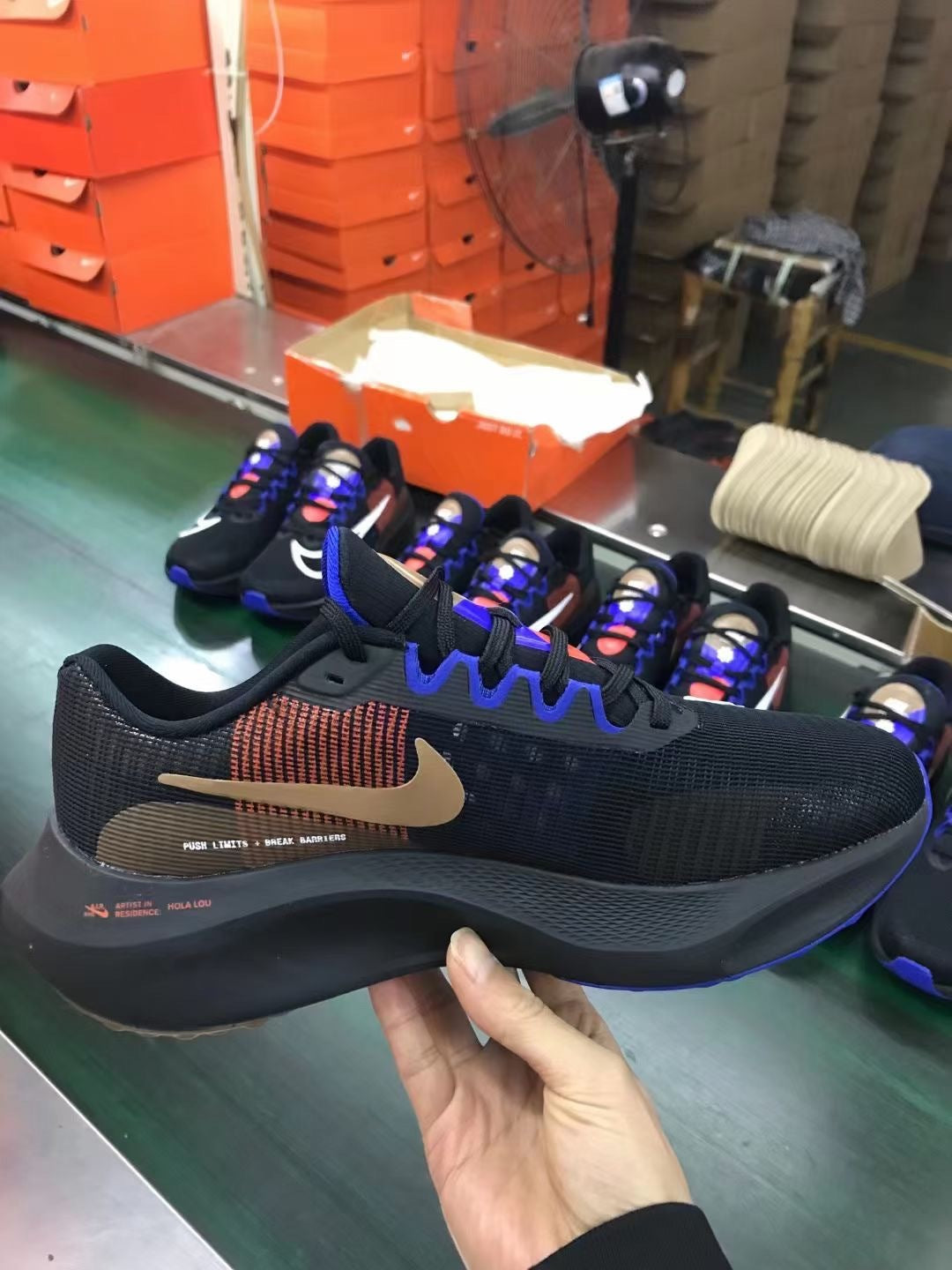 Nike Zoom Fly 5 A.I.R. Hola Lou Shoes for Running DR9837-001 - product image from the listing.