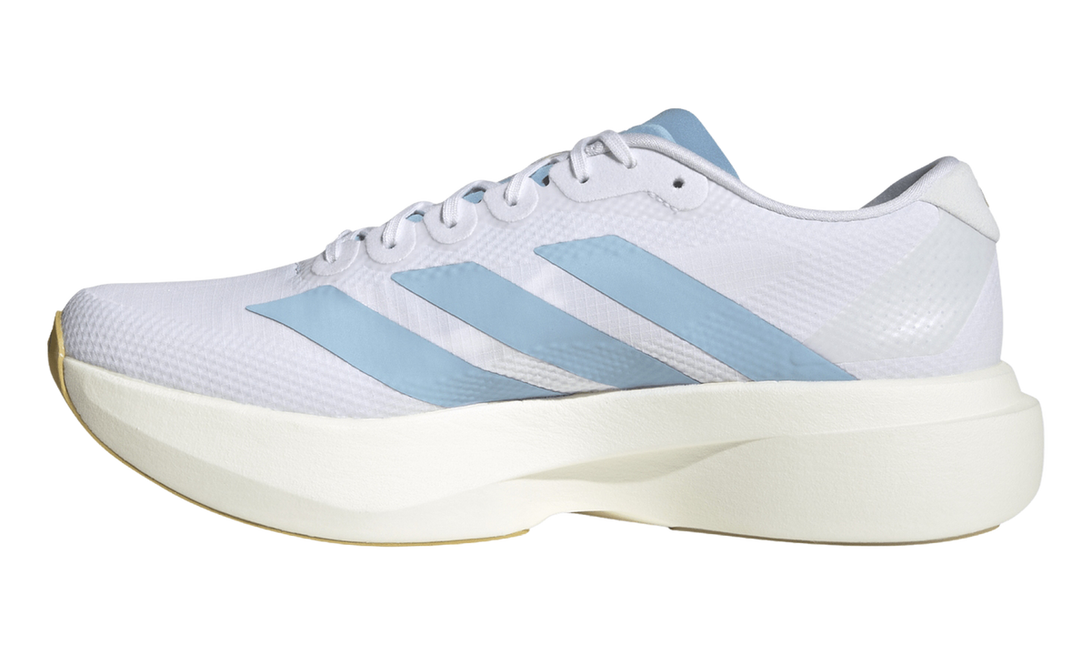 "White Clear Blue" Adizero Evo SL JQ4527 - product image from the listing.