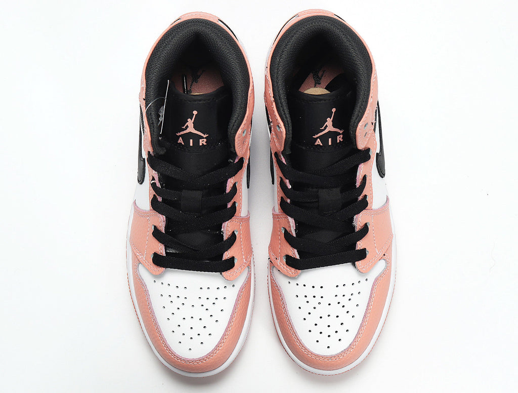 Quartz Pink Sneakers Style - Jordan 1 Low 555112-603 - product image from the listing.