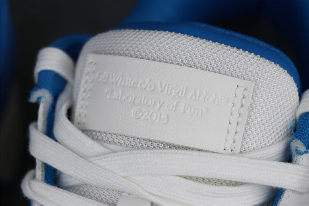"Blue White" Off-White Out of Office - product image from the listing.