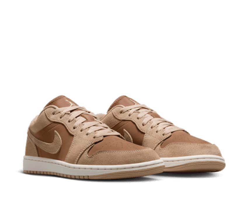 "Legend Medium Brown" Air Jordan 1 Low W - product image from the listing.