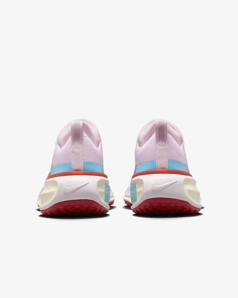 Women's Nike ZoomX Invincible Run Flyknit 3 Road Running Shoes Pink - product image from the listing.
