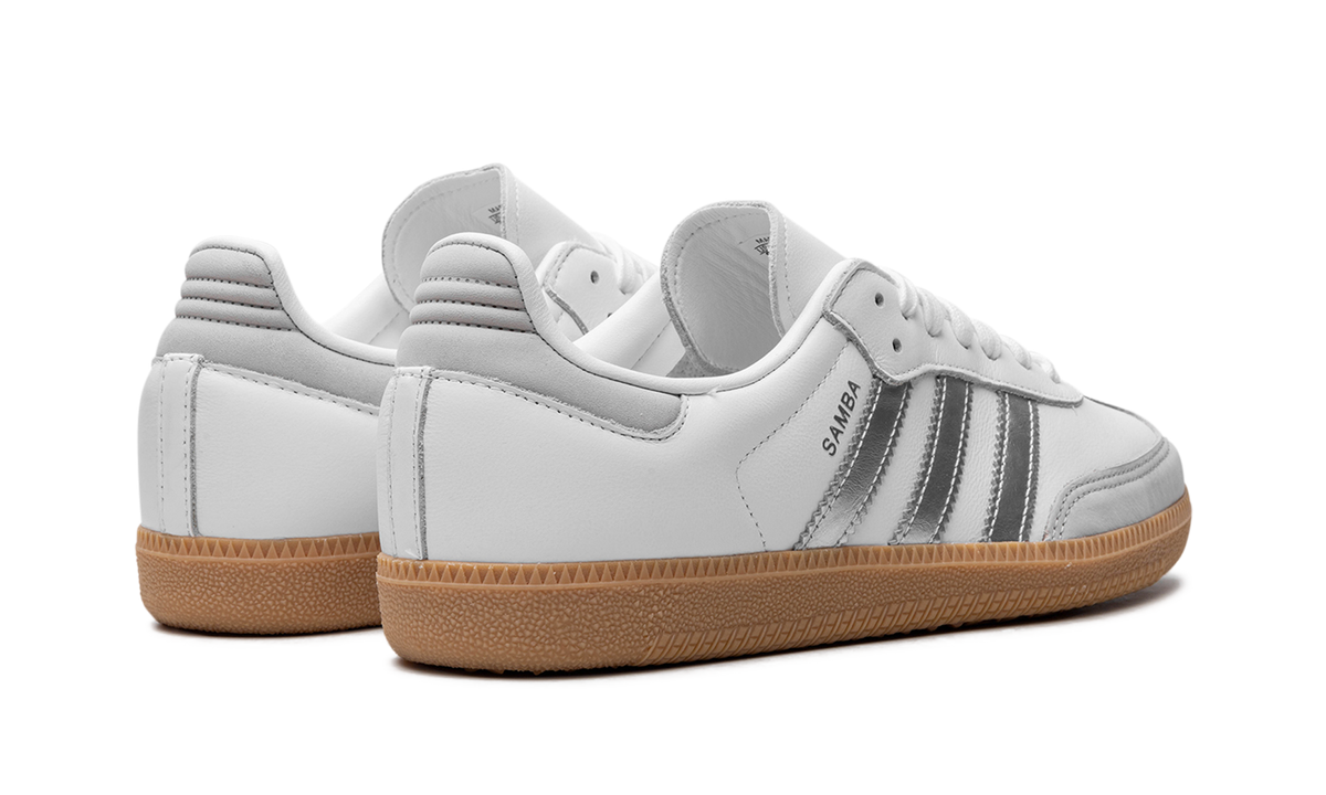 Women's Samba OG "White Silver Metallic Grey" JI2725 - product image from the listing.