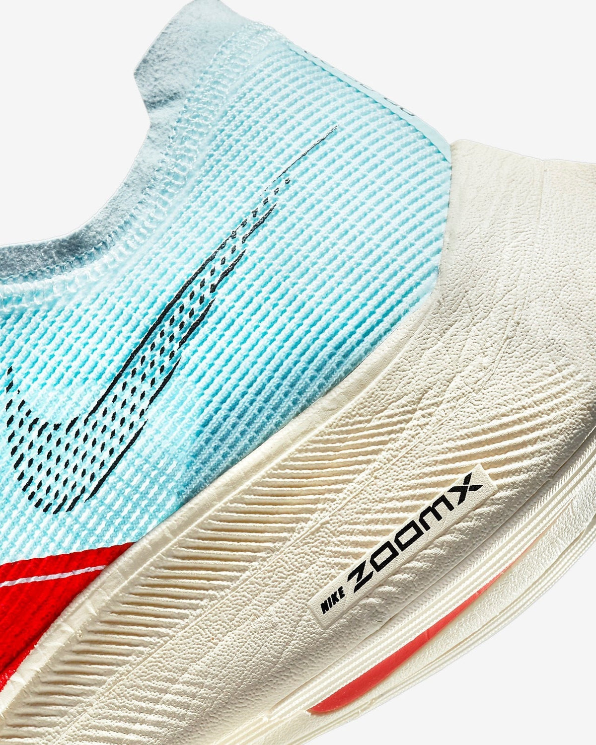 Nike ZoomX Vaporfly NEXT% 2 Running Shoes in Ice Blue CU4111-400 - product image from the listing.