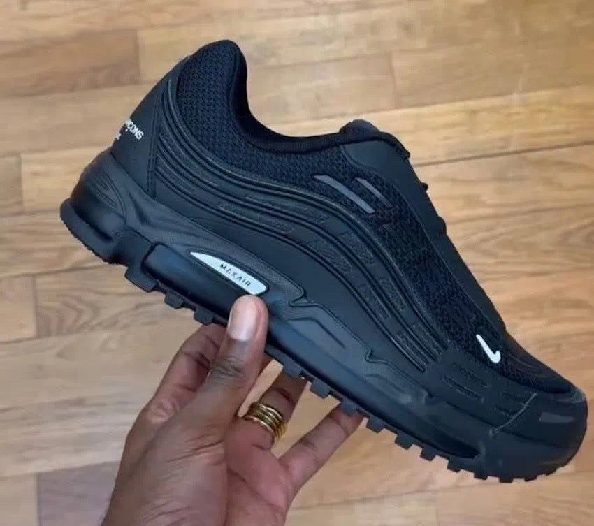 Nike Air Max TL 2.5 CDG Homme Plus Sneakers in Black HJ6539-001 - product image from the listing.