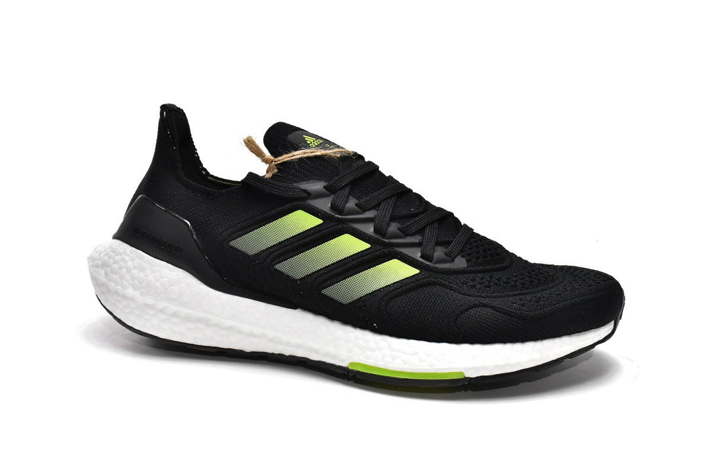 adidas UltraBoost 22 H01172 Running Shoes in Black Green - product image from the listing.