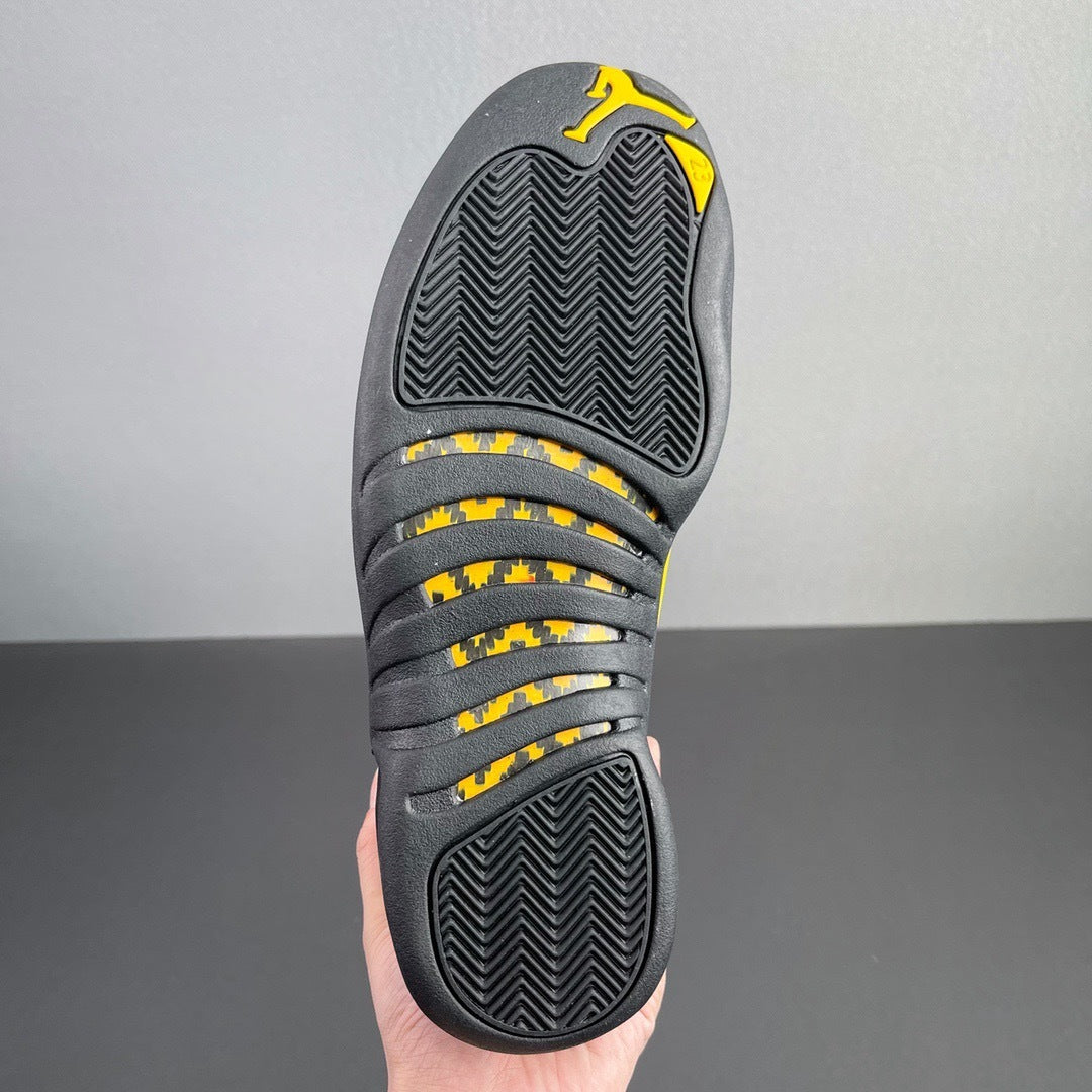Black Taxi Sneakers - Air Jordan 12 Retro CT8013-071 - product image from the listing.