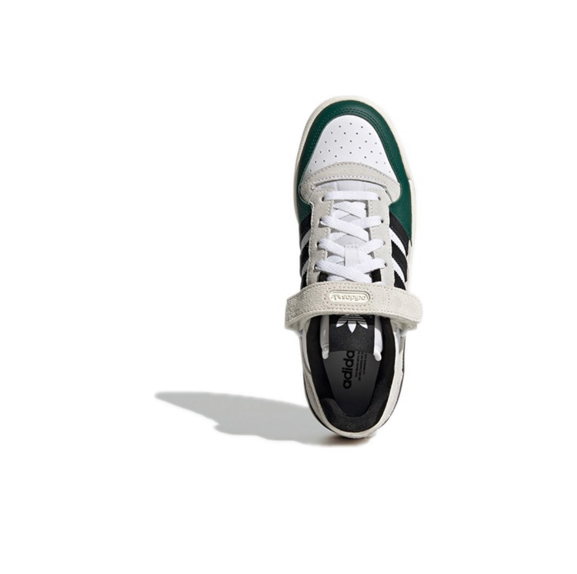 Adidas Originals Forum 84 Low Trainers, Grey and Green, GY8203 - product image from the listing.