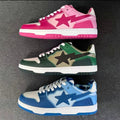 A BATHING APE BAPE SK8 Sta Sneakers in Blue - product image from the listing.
