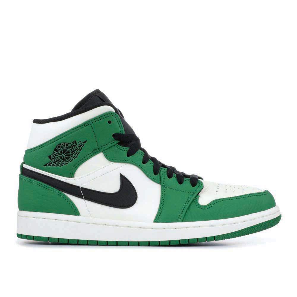 Air Jordan 1 Mid 'Pine Green' Footwear - product image from the listing.