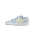 Half Blue/vapor Green-sail-white - Air Jordan 1 Low SE GS - product image from the listing.