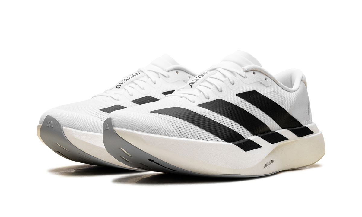 Women's Adizero Evo SL "White Black" JH6208 - product image from the listing.