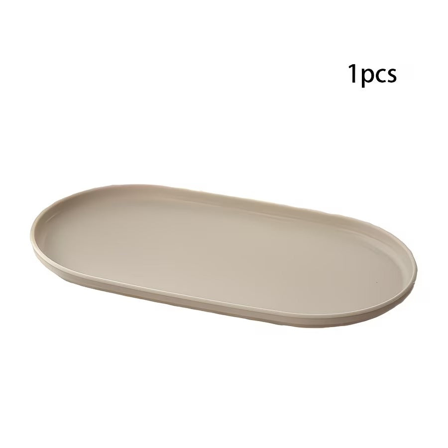 30 81 16 5cm 6 5in plastic tray oval shaped