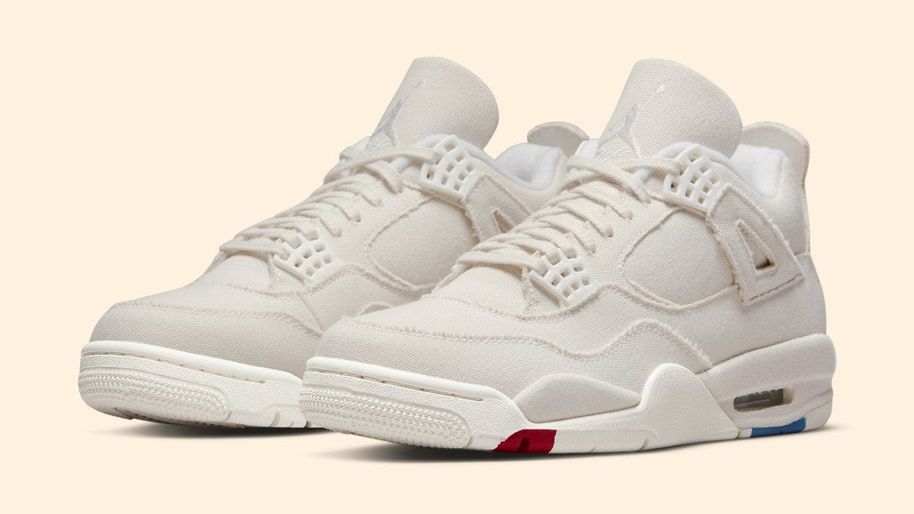 Women's Jordan 4 Retro Blank Canvas - product image from the listing.