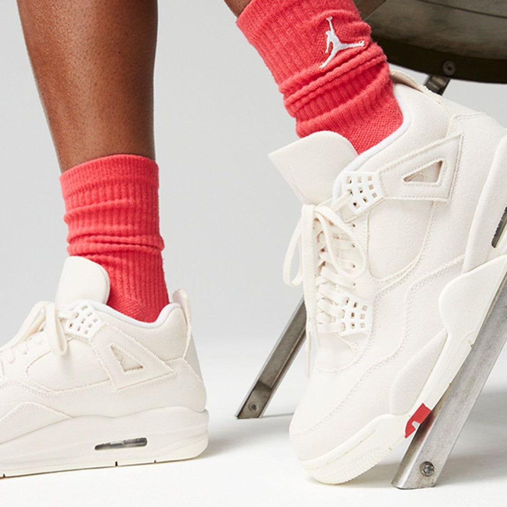 Women's Jordan 4 Retro Blank Canvas - product image from the listing.